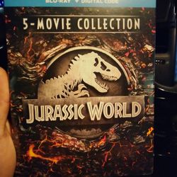 Available Between Blu-ray Brand New Jurassic Park 5 Movie Collection
