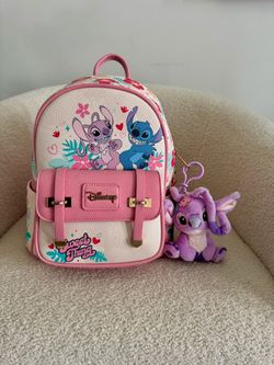Stitch and Angel backpack