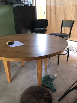 Brown table