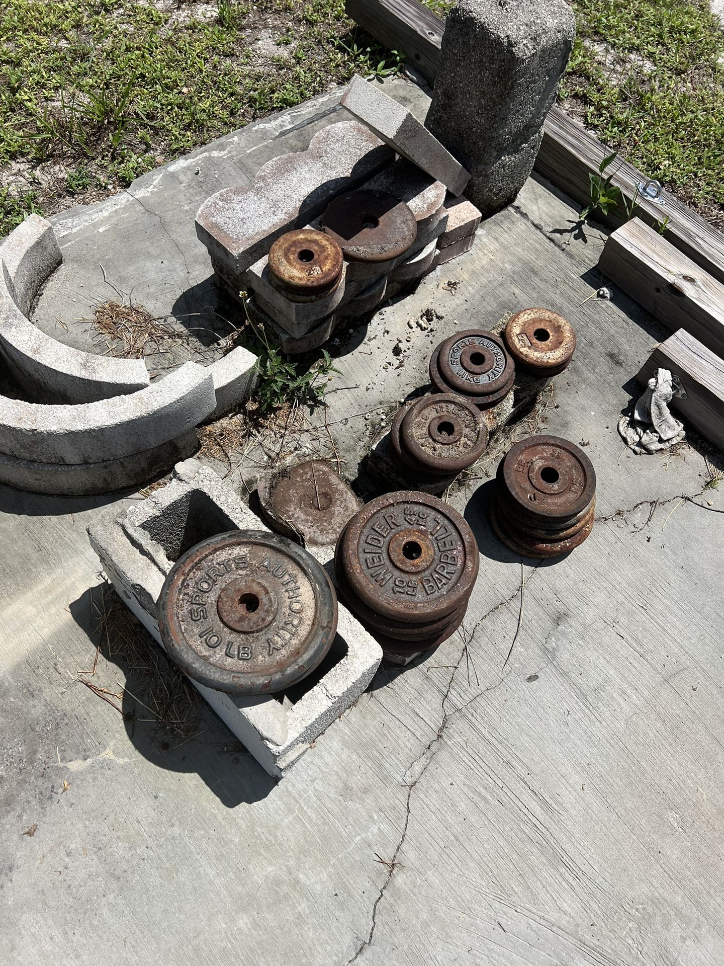 2.5 - 10 Lbs Weights (80 lbs)