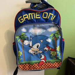 Kids School Back Pack Sonic