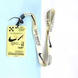 NIKE x OFF-WHITE , LANYARD WITH ID/CARD CASE YELLOW