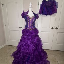 Purple Quinceañera Sweet 16 Dress 