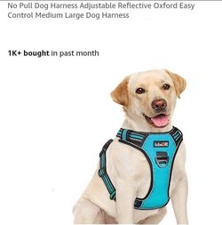 NEW LARGE NO PULL HARNESS ADJUSTABLE REFLECTIVE