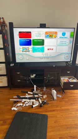 Wii with games