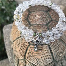 Crystal Bracelet Rosary Size Large