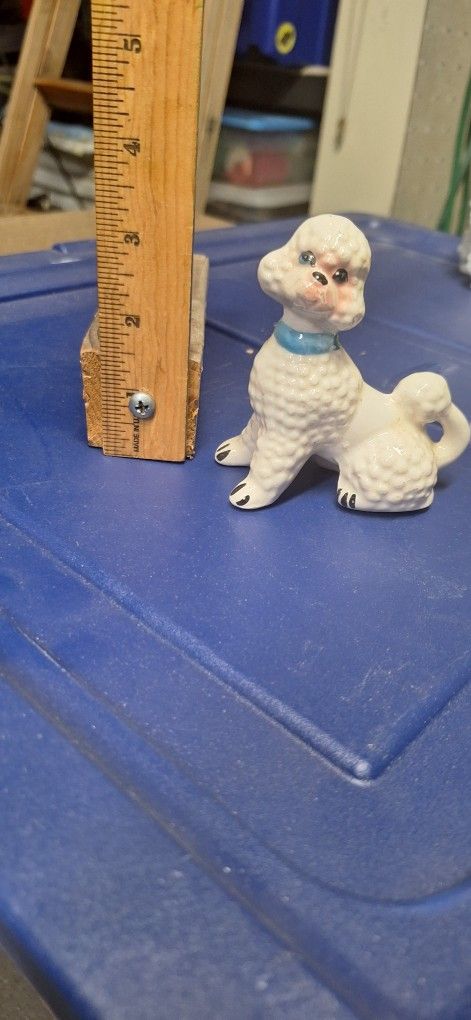Antique Poodle Figure