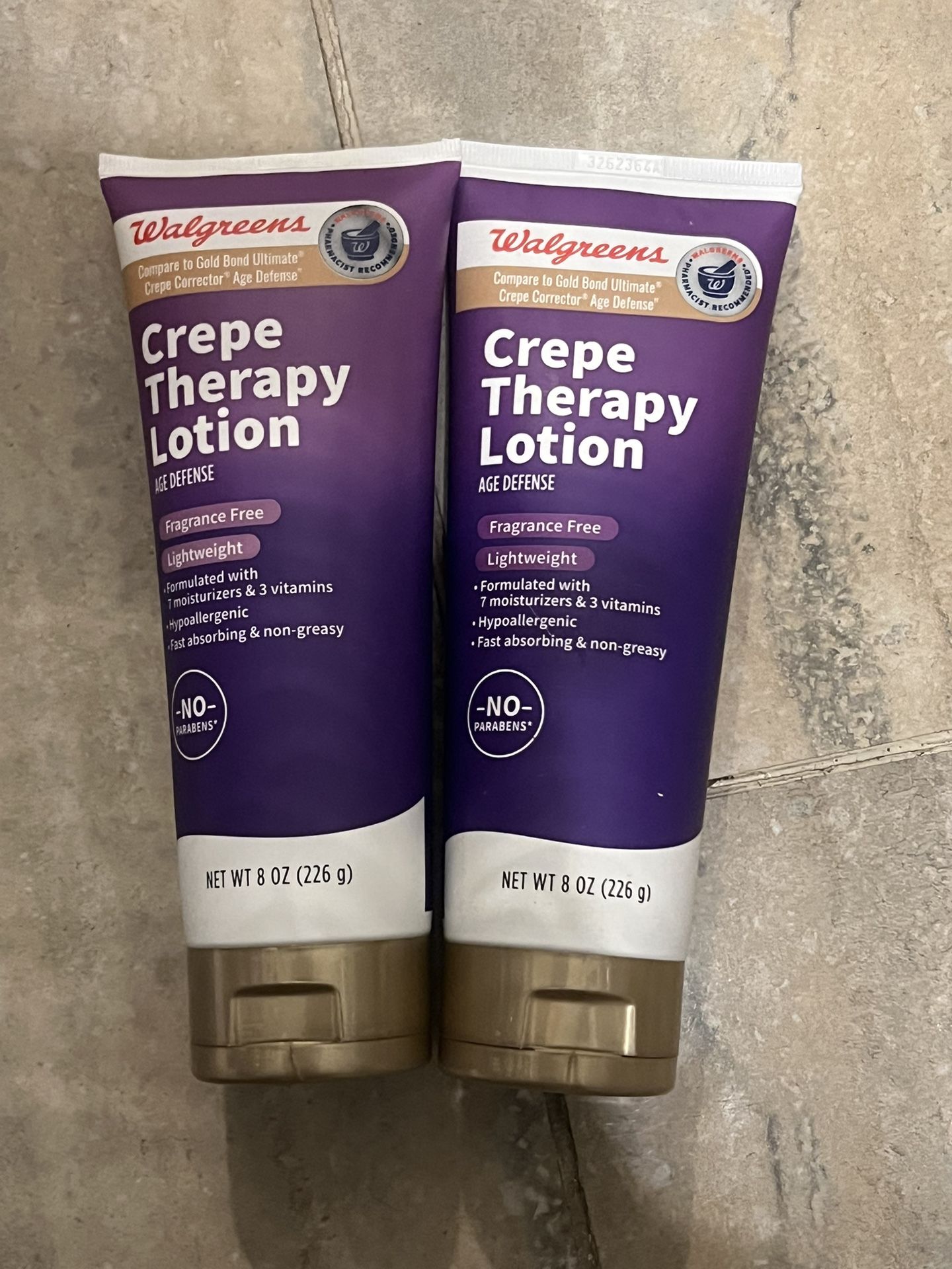 Crepe Therapy Lotion 2x $15