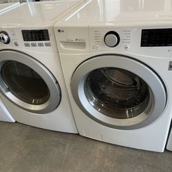 LG washer and electric dryer with 90 day warranty we finance