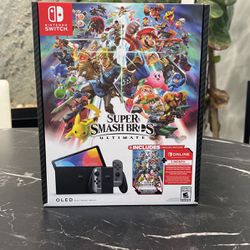 Nintendo Switch Oled Super Smash Bros Bundle 