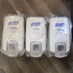 Purell 2120-06 NXT Space Saver Hand Sanitizer Push Dispensers, Gray, NIB 3 Pack