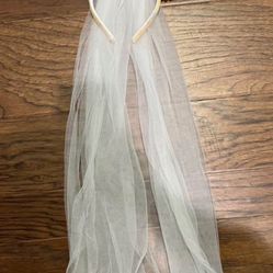 Mickey Mouse Ears Bridal Veil