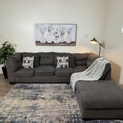 Gray Sectional Couch DELIVERY WITHIN A WEEK