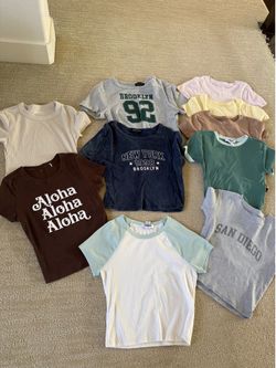 Teen girls crop tops