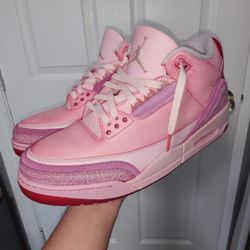 Pink Jordan 3s