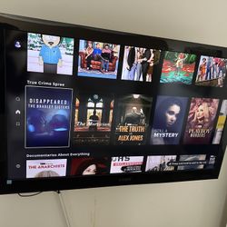 Coby Brand 40” TV With Remote Control And Wall Mounting 