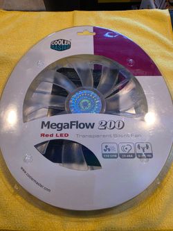 Cooler Master MegaFlow 200 Red LED 200mm Silent Fan