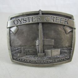 Oyster Creek Nuclear Generating Station Belt Buckle 1983 New Jersey
