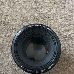Canon 1.4F 50mm