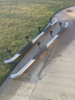 Chrome side step bars