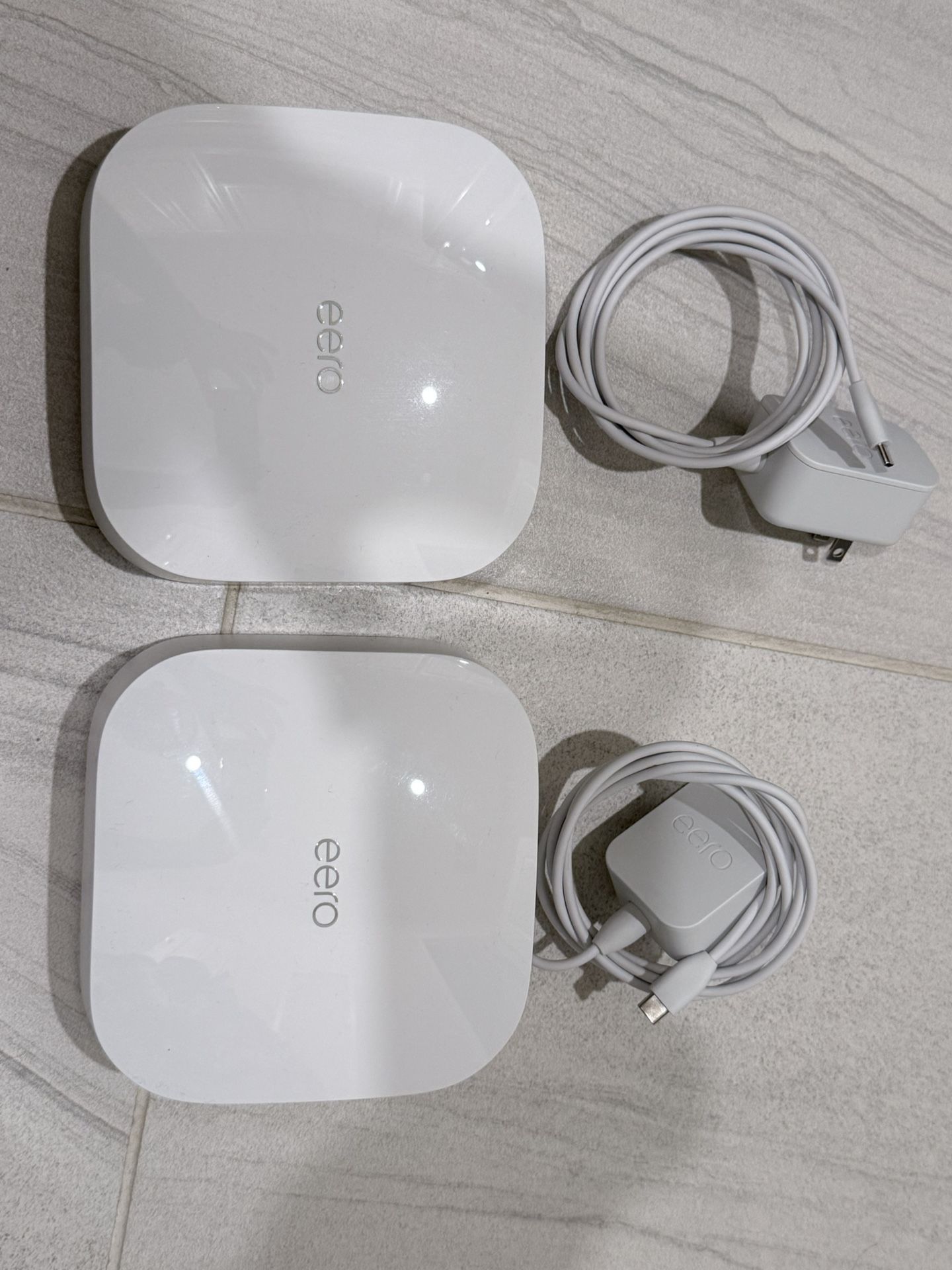 Eero Pro 6 K010001 Tri-band WiFi 6 Mesh Wireless Router - 2 Units