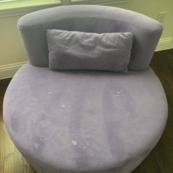 Cushion Rotating Sofa Chair For Sale In  Purple