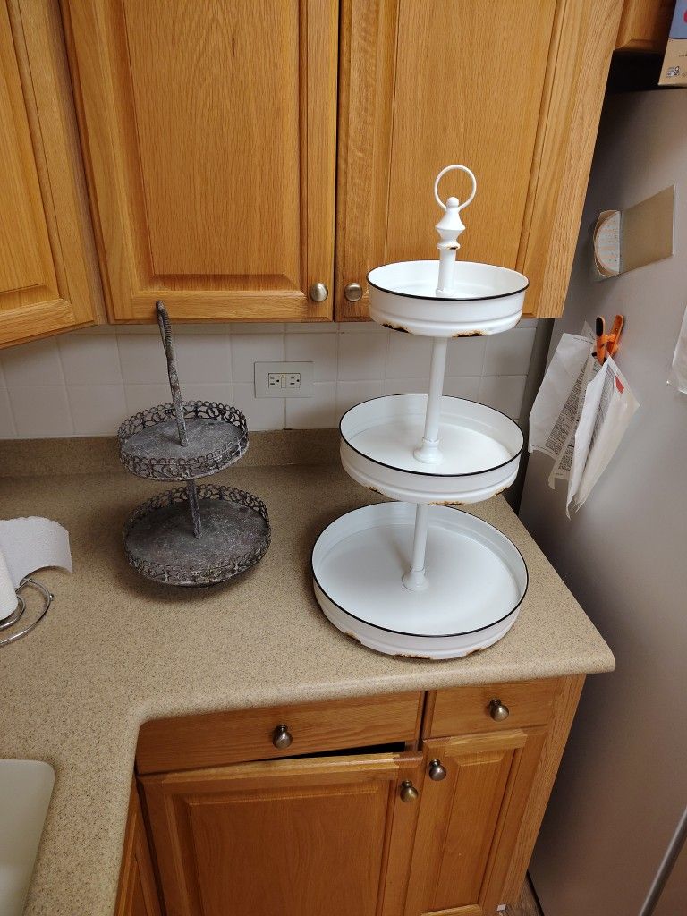 A Three And Two Tier Stand