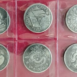 Collectible Chinese Coins Set of 6
