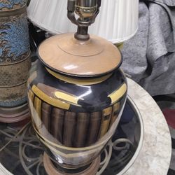 Hand Painted Vintage Lamp