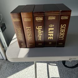 Wooden Box Family Board Games