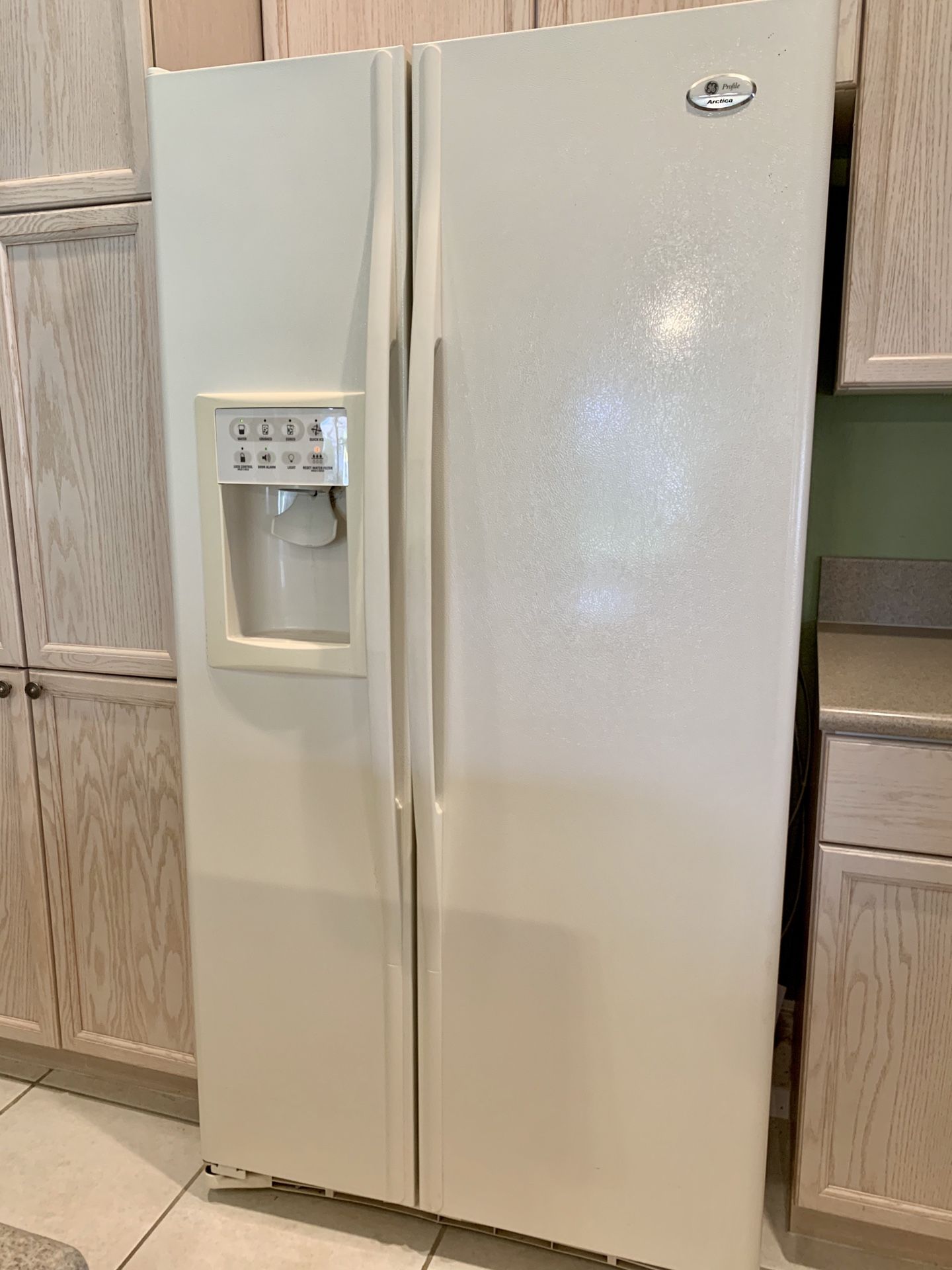 GE Profile Arctica Side-By-Side Refrigerator