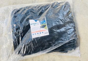 12ft x 20ft Multi-Purpose Black Mesh Tarp / Malla Sombra