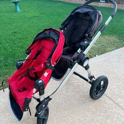 Baby Jogger City Select Double Baby Stroller w/16 Ways to Ride