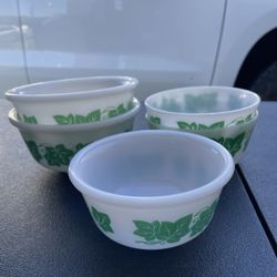 Atlas Hazel Green Milk Glass #3