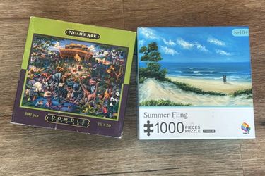 500 and 1000 Piece Puzzles