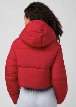Fabletics Essential Cropped Puffer With Hood Size XL