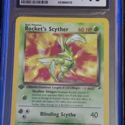 Scyther 1st edition holo gym heroes