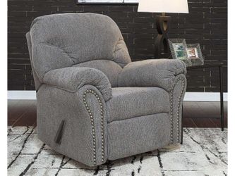 Allmaxx Pewter Rocker Recliner (Online Special Price)