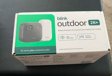 Blink outdoor 2k battery power security camera
