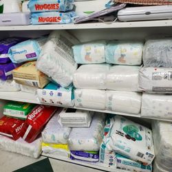 Baby Diapers Size Nb, 1, & 2