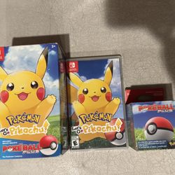 Lets Go Pikachu Plus With Mew Nintendo Switch Bundle