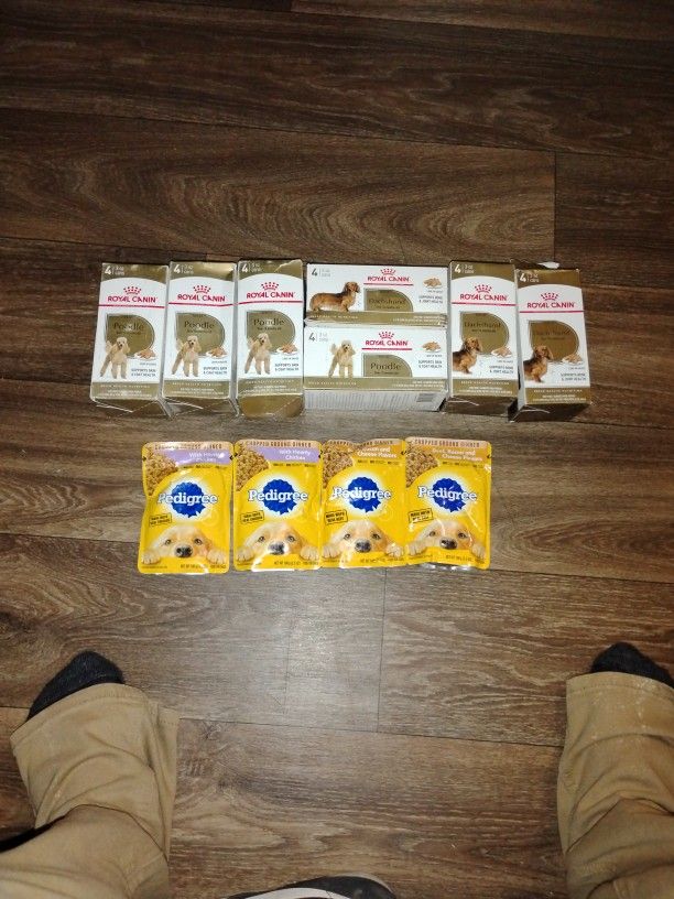 Poodle And Dachshund Royal Canin & Pedigree