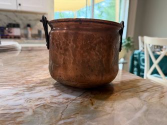 Vintage copper pot