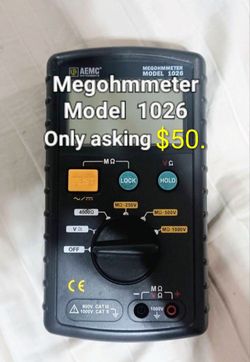AEMC Megohmmeter Model 1026