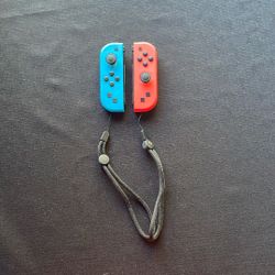Red And Blue Nintendo Switch Controllers 