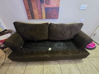Brown sofa