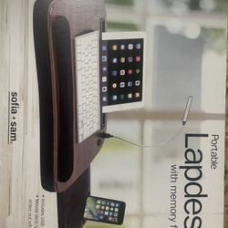 Portable Lapdesk With Memory Foam