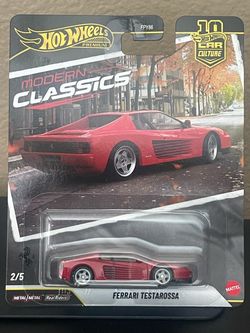 Hot Wheels Premium Car Culture Modern Classics NEW Mix #2/5 Ferrari Testarossa