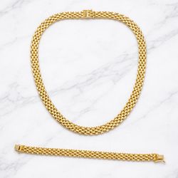 Necklace with bracelet