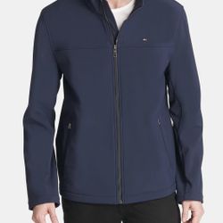 Tommy Hilfiger Men’s Softshell Jacket (Color: Midnight) Brand New